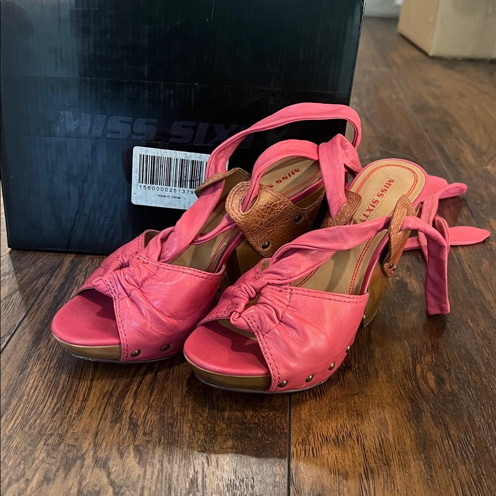 Miss Sixty Vibrant Pink Sandals
